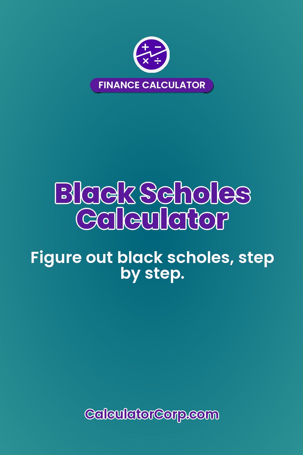 Black Scholes Calculator