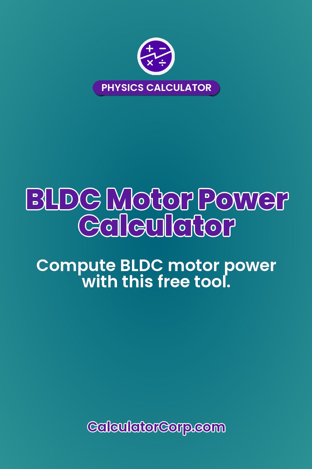BLDC Motor Power Calculator