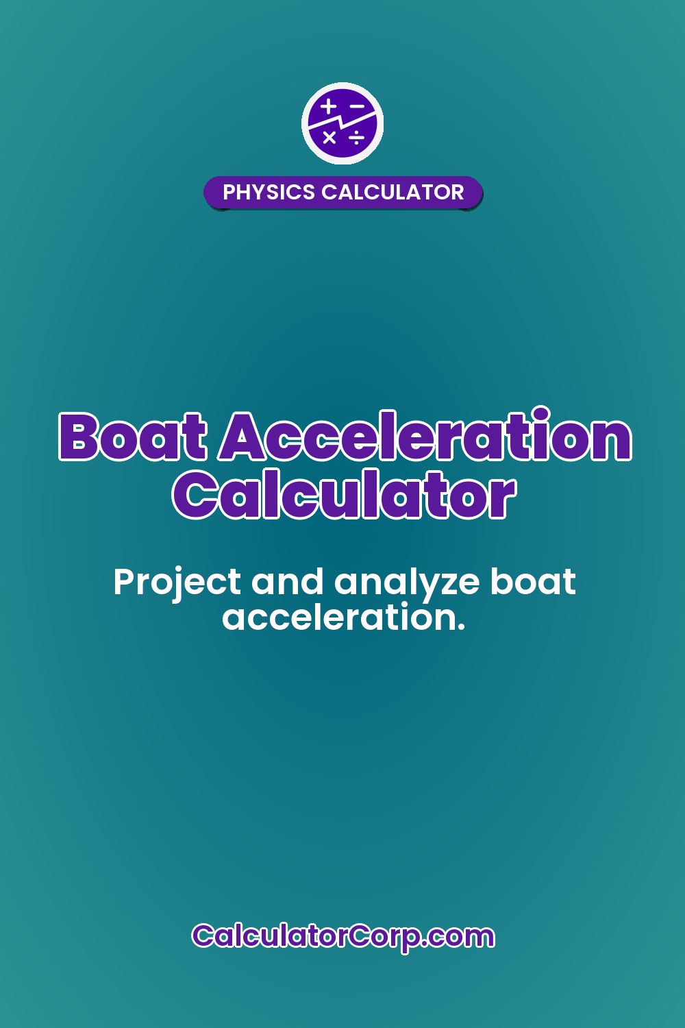 Boat Acceleration Calculator