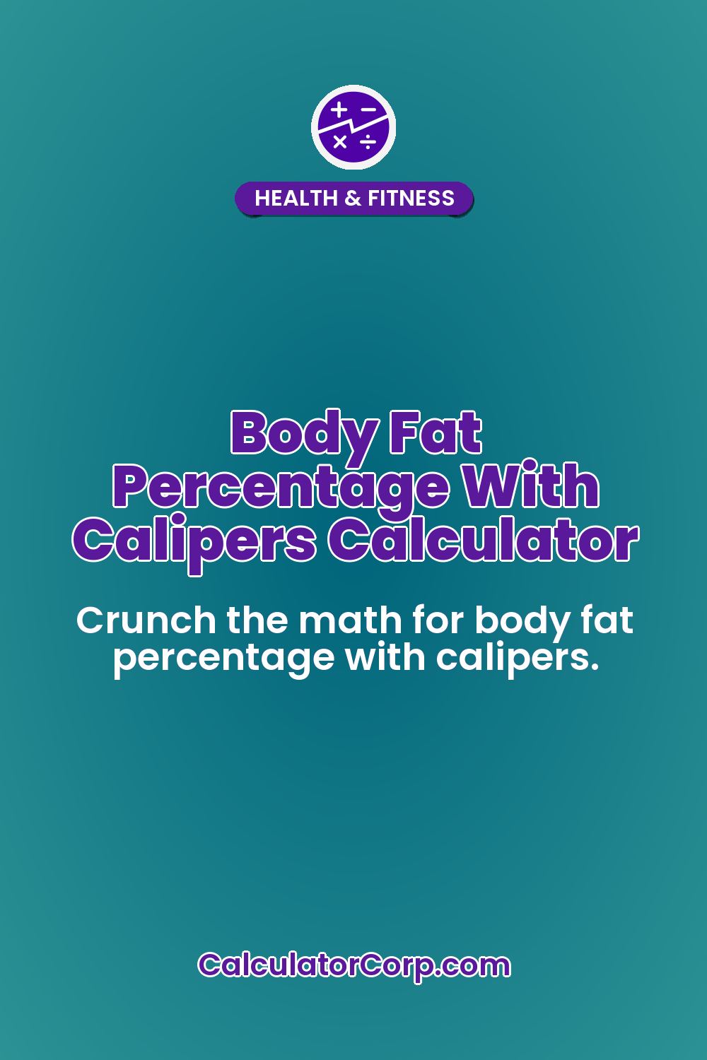 Body Fat Percentage With Calipers Calculator