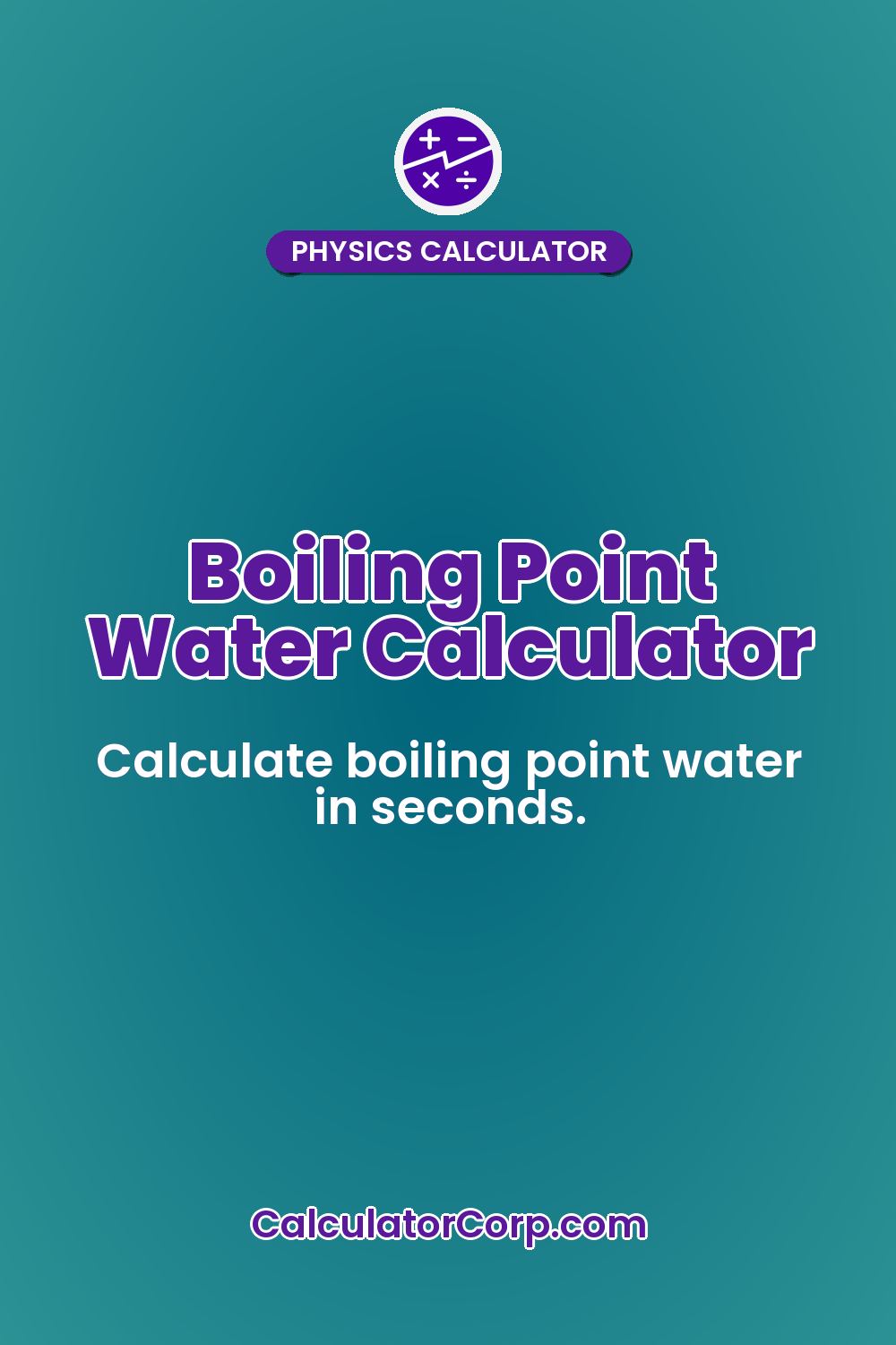 Boiling Point Water Calculator