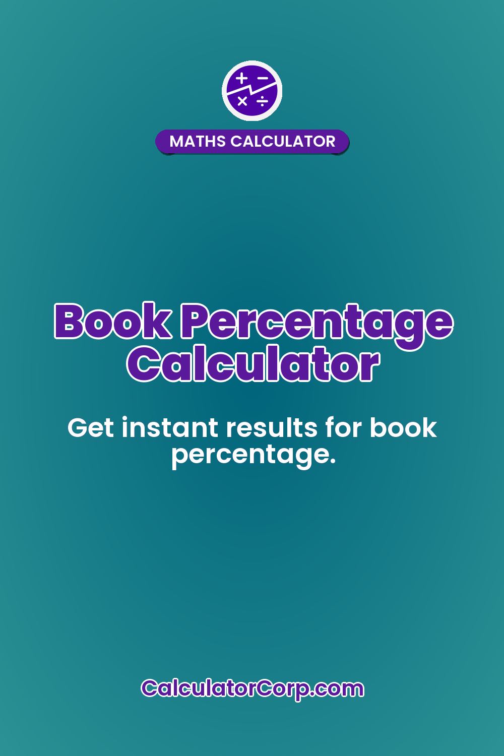 Book Percentage Calculator