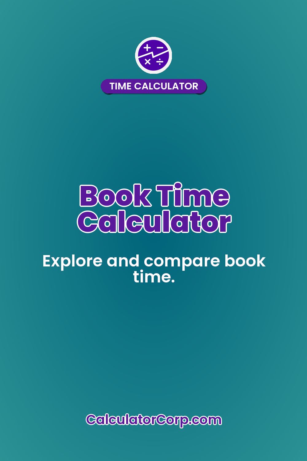 Book Time Calculator