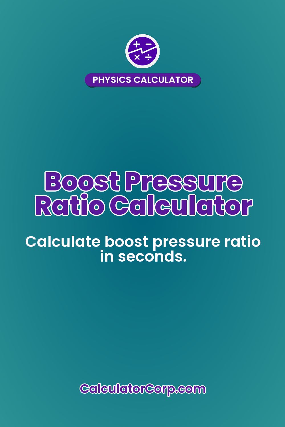 Boost Pressure Ratio Calculator