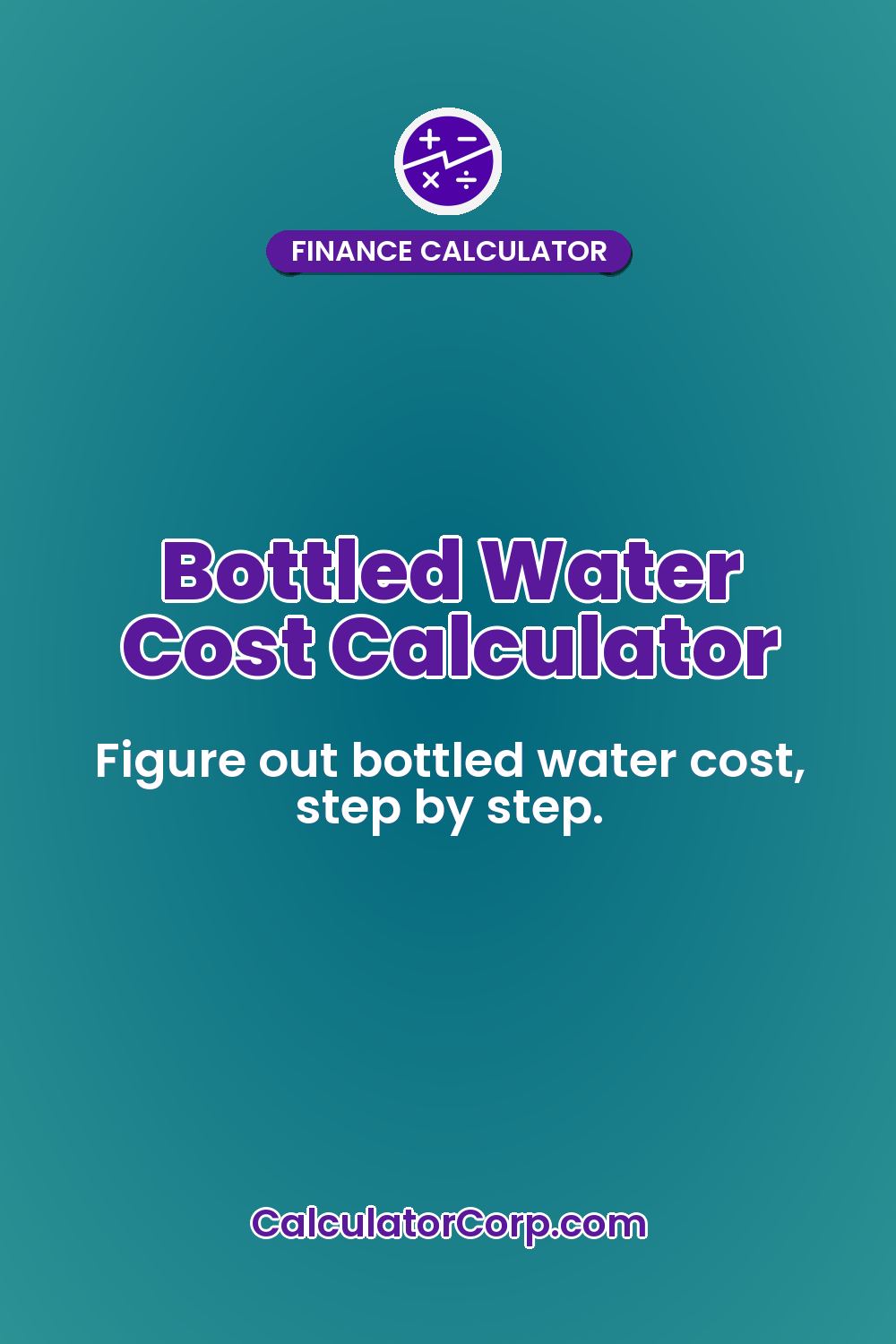 Bottled Water Cost Calculator