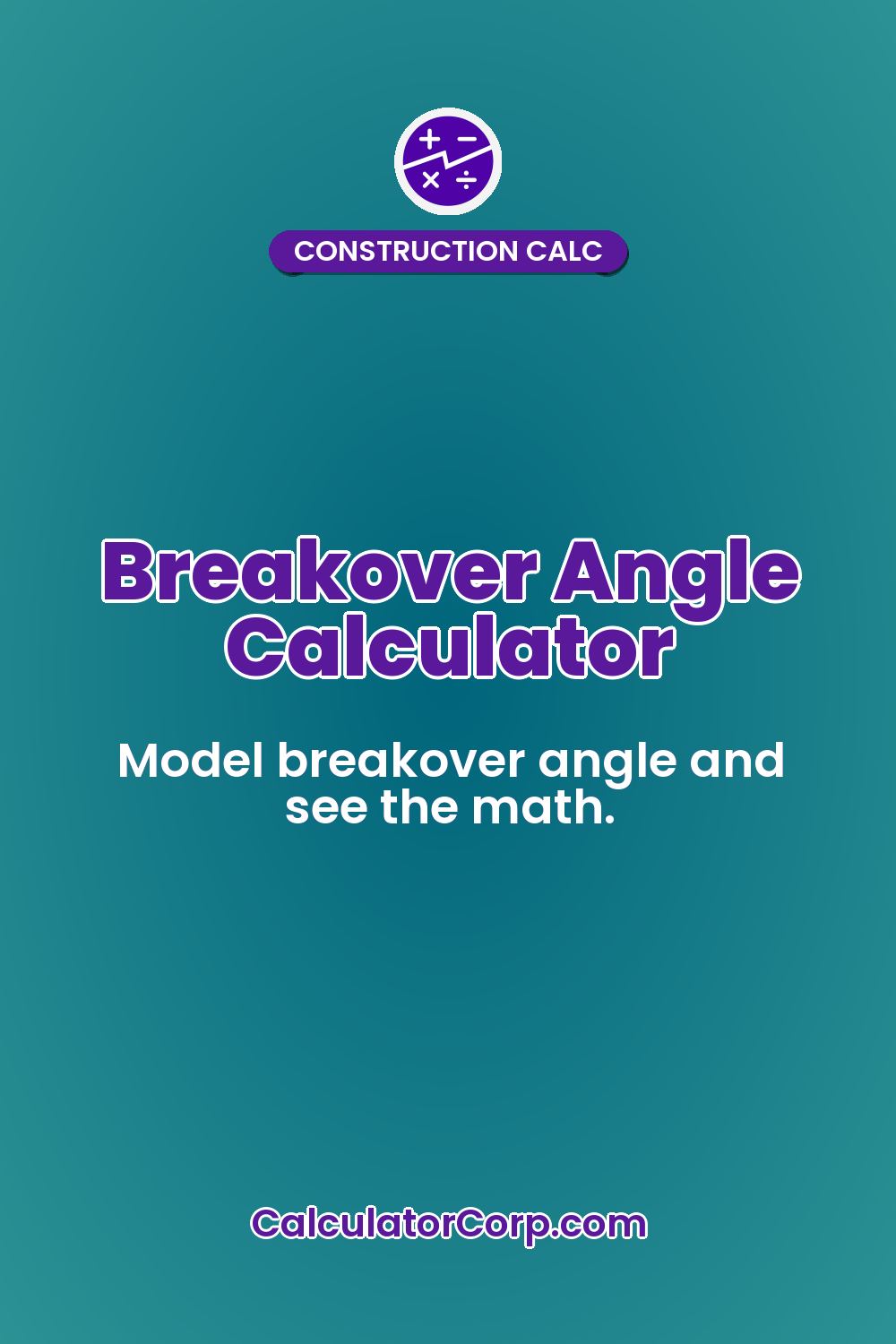 Breakover Angle Calculator