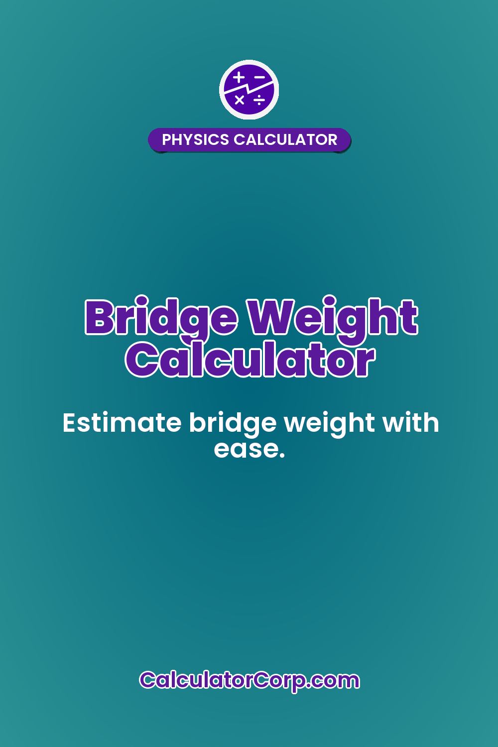 Bridge Weight Calculator