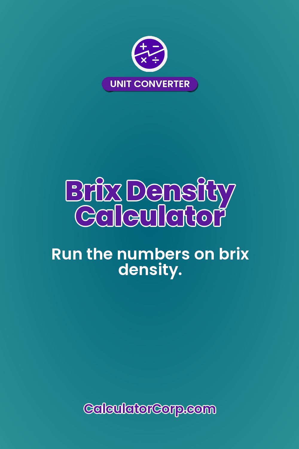 Brix Density Calculator