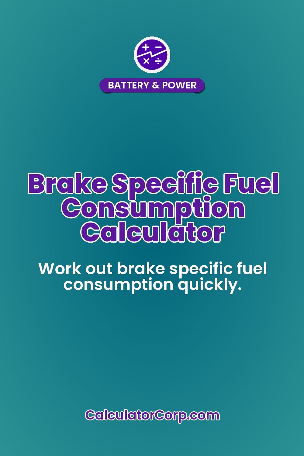 Brake Specific Fuel Consumption Calculator
