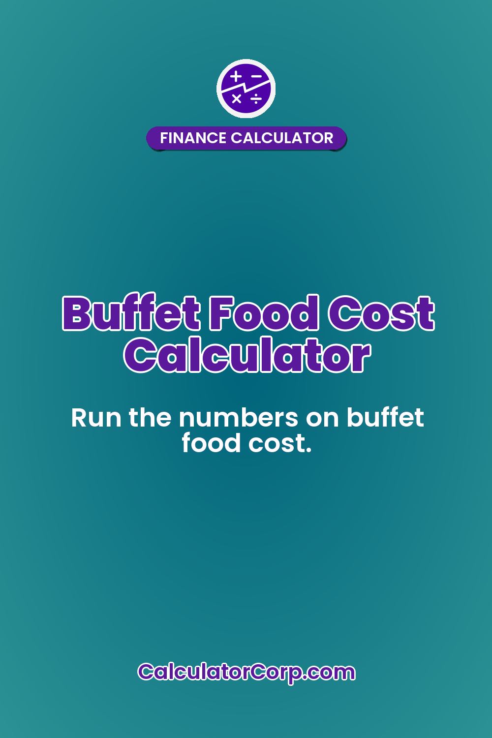 Buffet Food Cost Calculator