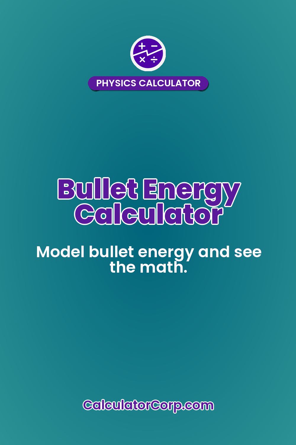 Bullet Energy Calculator