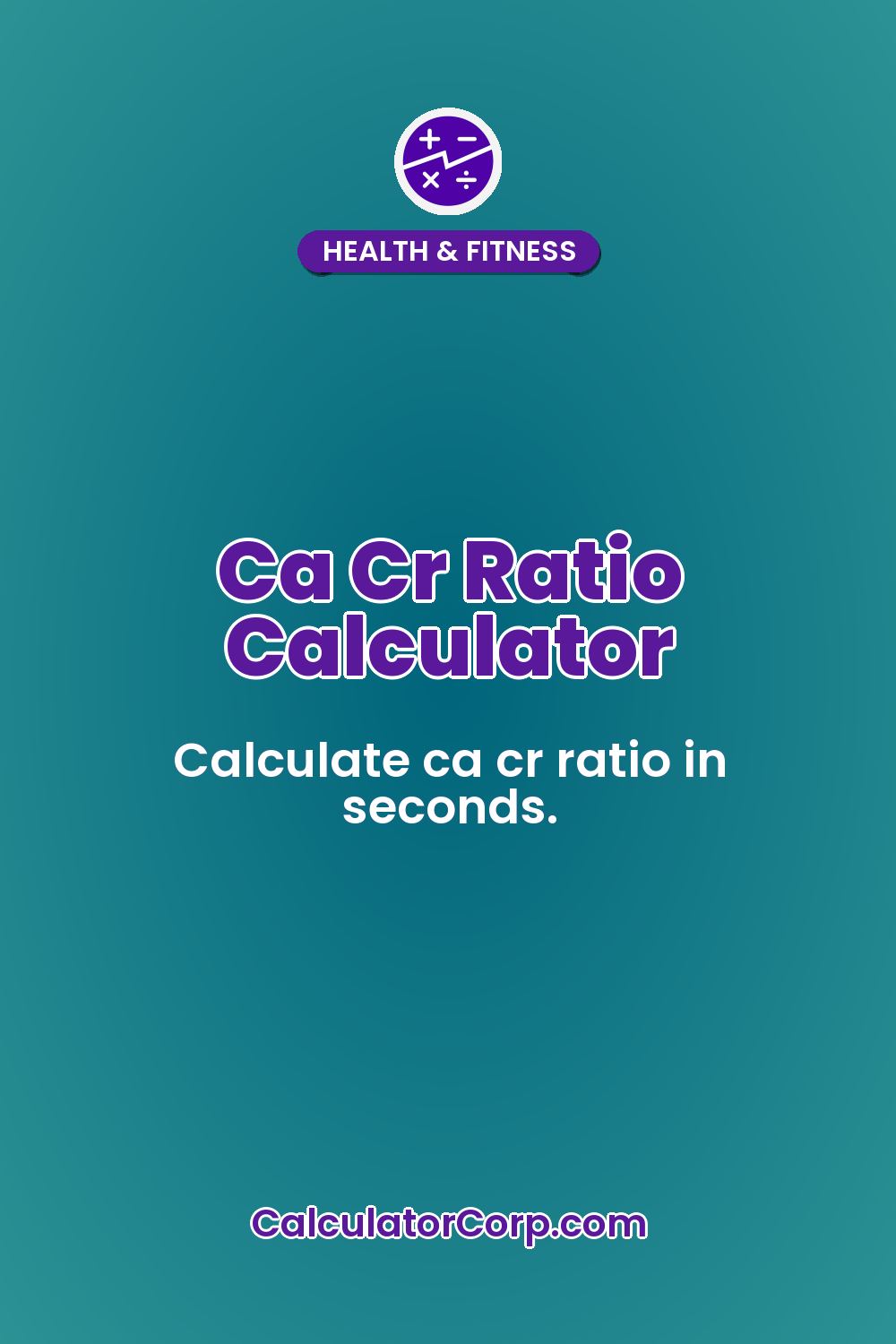 Ca Cr Ratio Calculator
