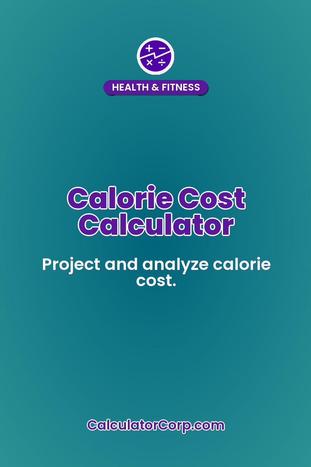 Calorie Cost Calculator