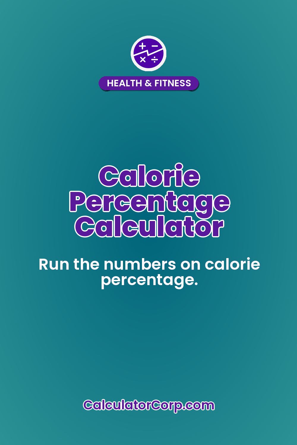 Calorie Percentage Calculator