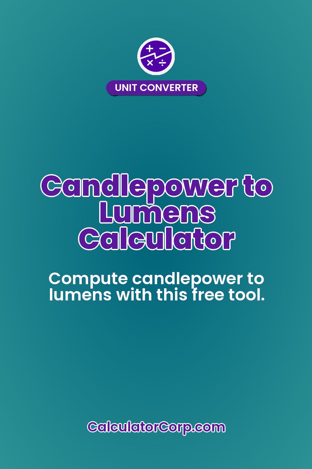 Candlepower to Lumens Calculator