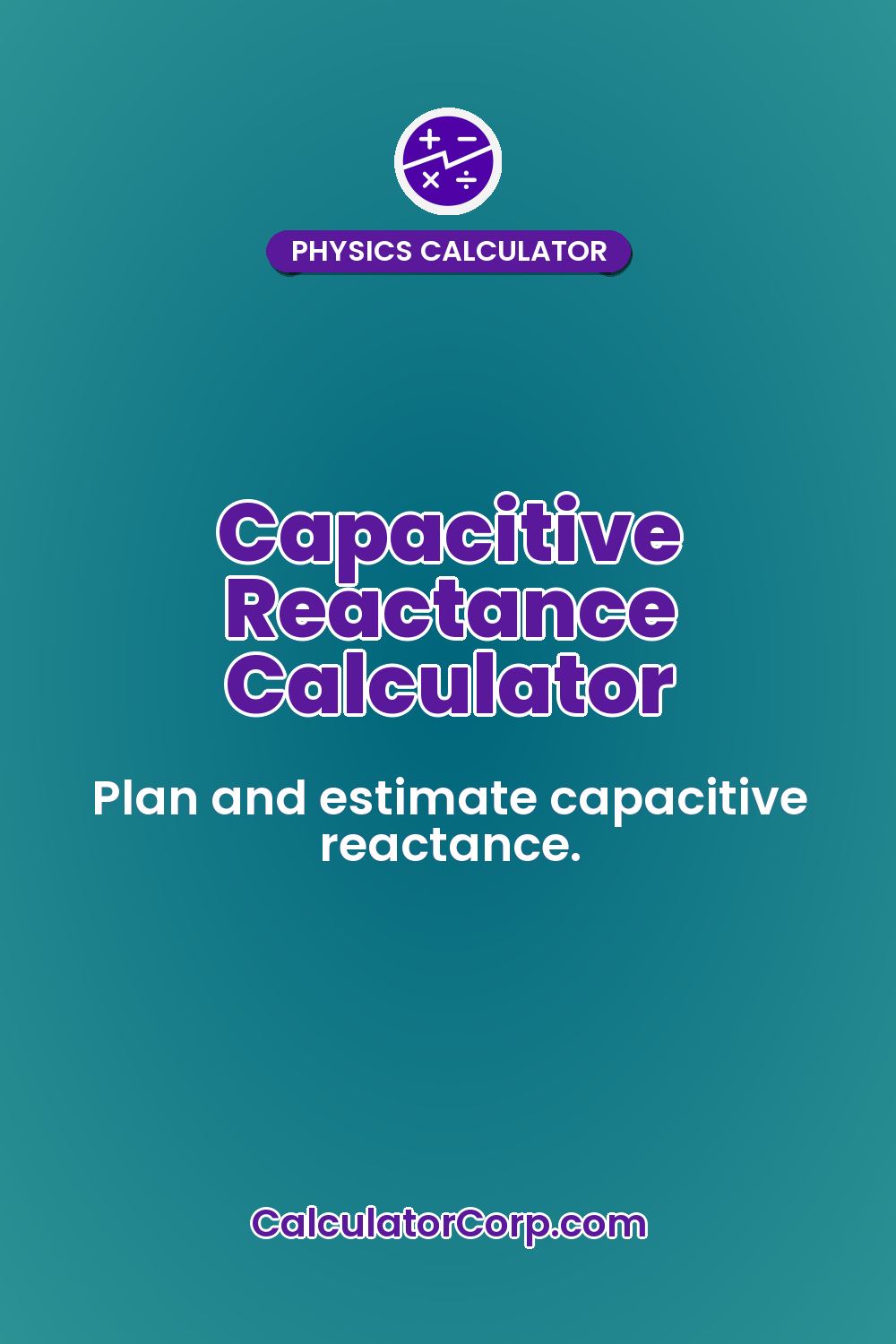 Capacitive Reactance Calculator