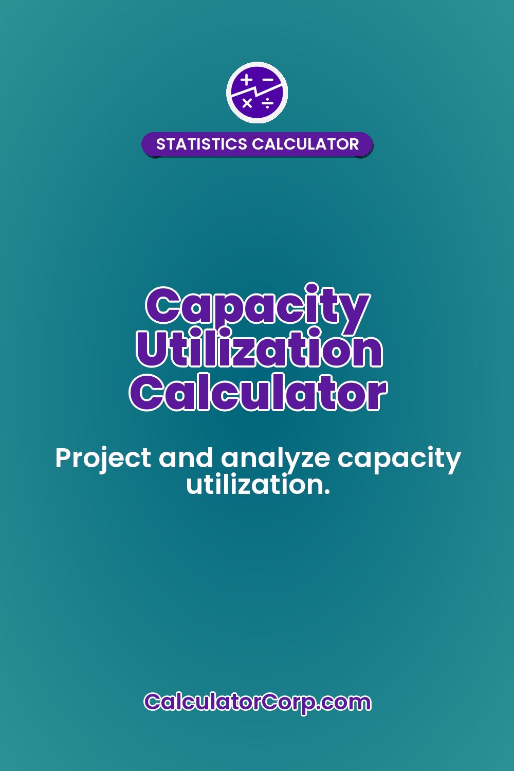 Capacity Utilization Calculator