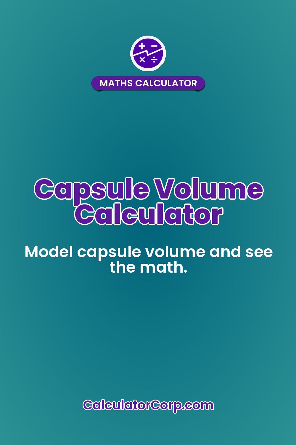 Capsule Volume Calculator