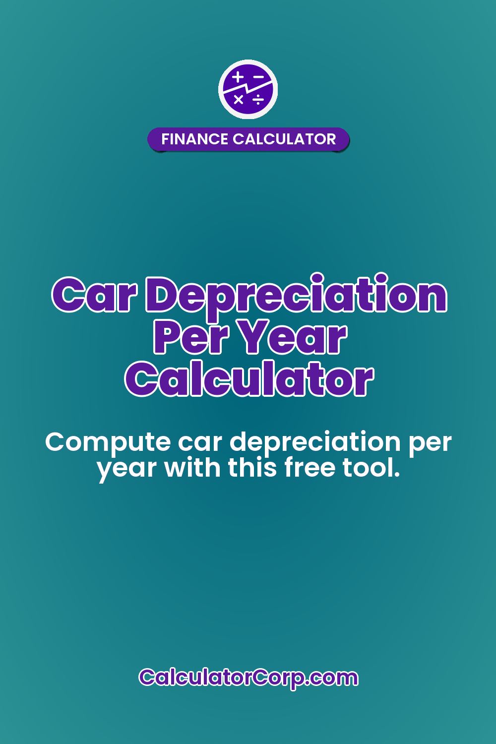 Car Depreciation Per Year Calculator
