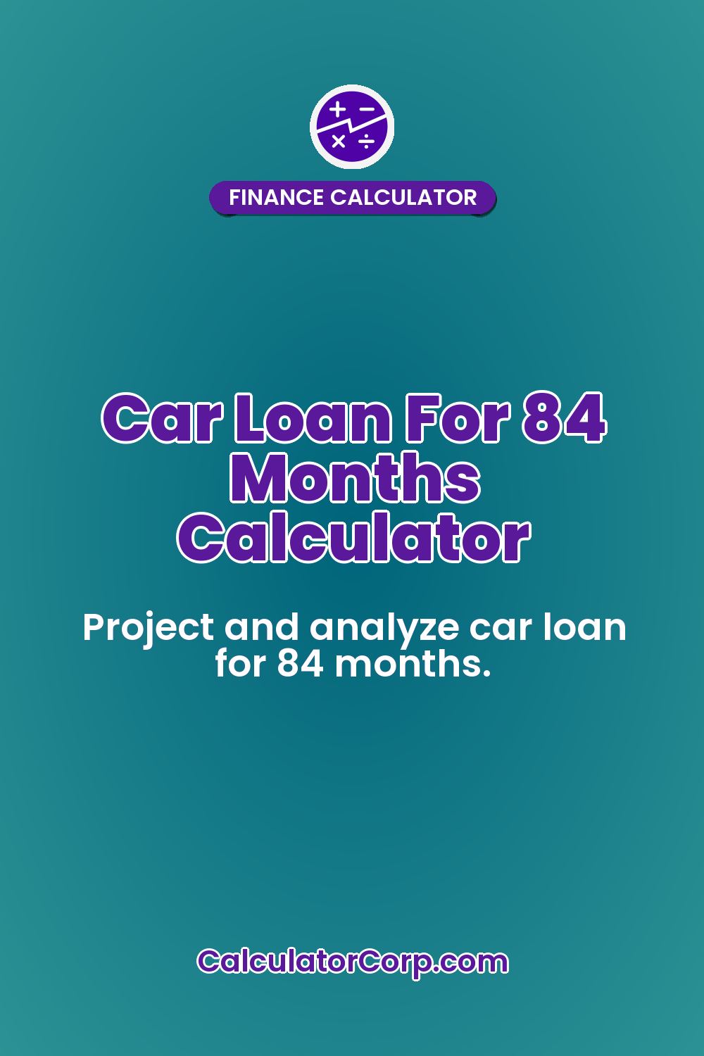 CAR LOAN CALCULATOR WITH 84 MONTH OPTION visual data 4