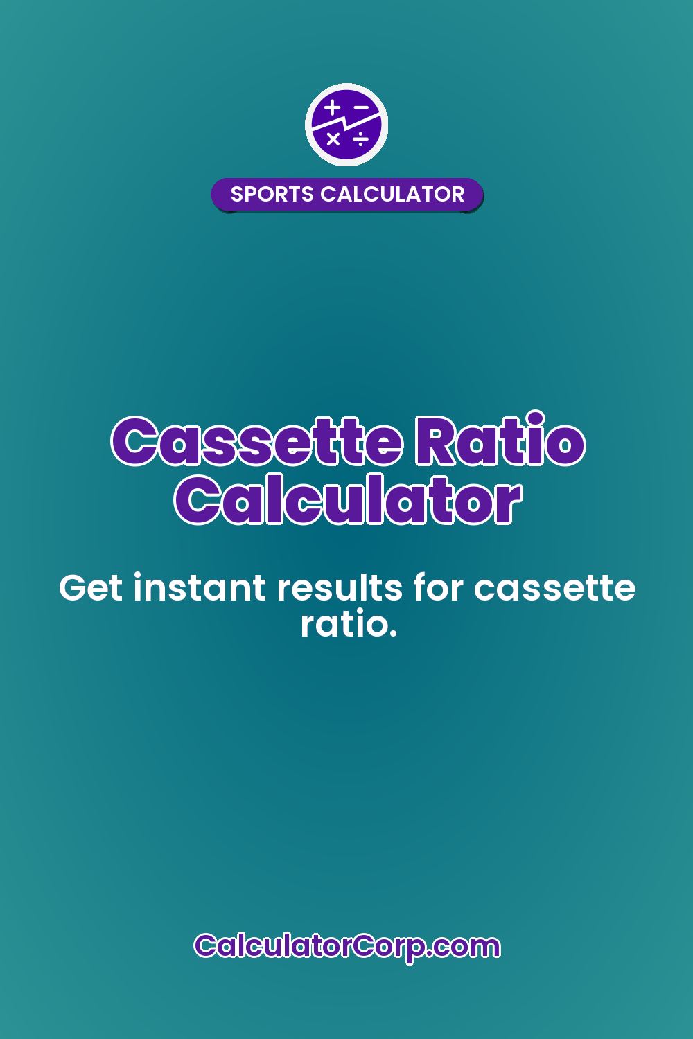 Cassette Ratio Calculator