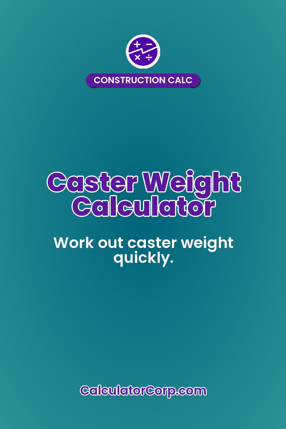 Caster Weight Calculator