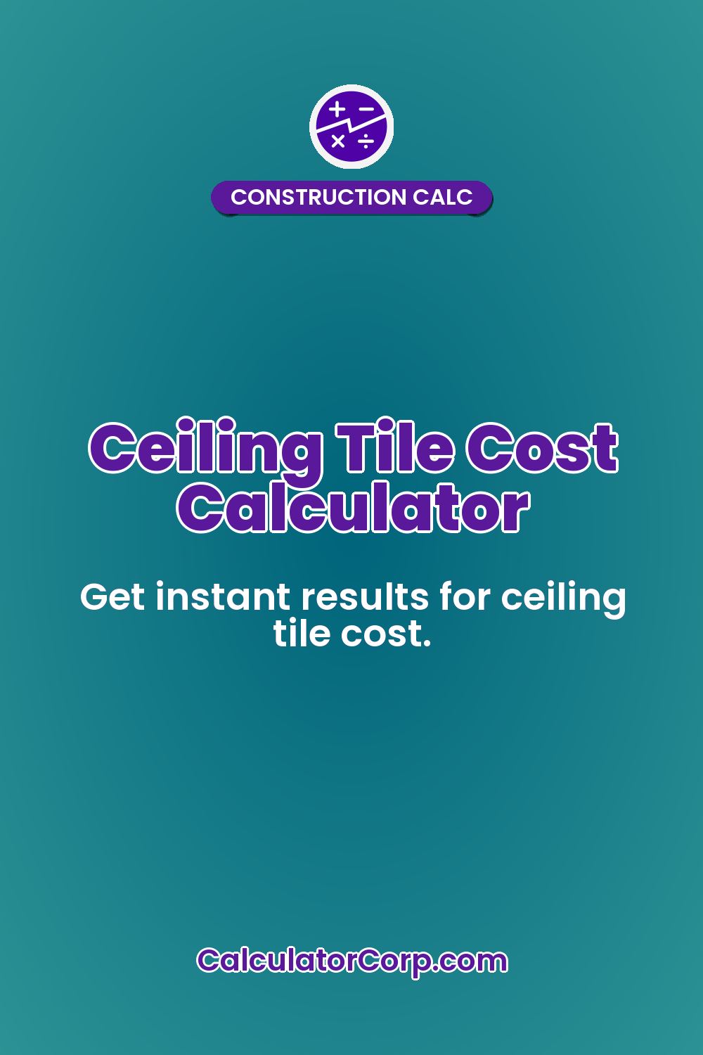 Ceiling Tile Cost Calculator