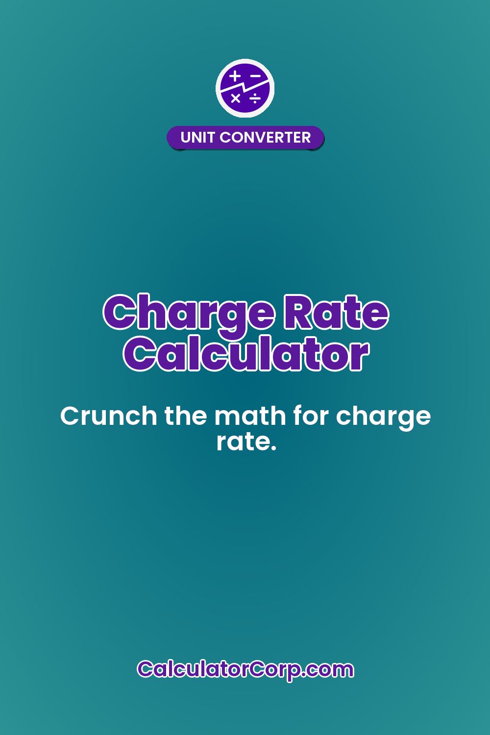 Charge Rate Calculator