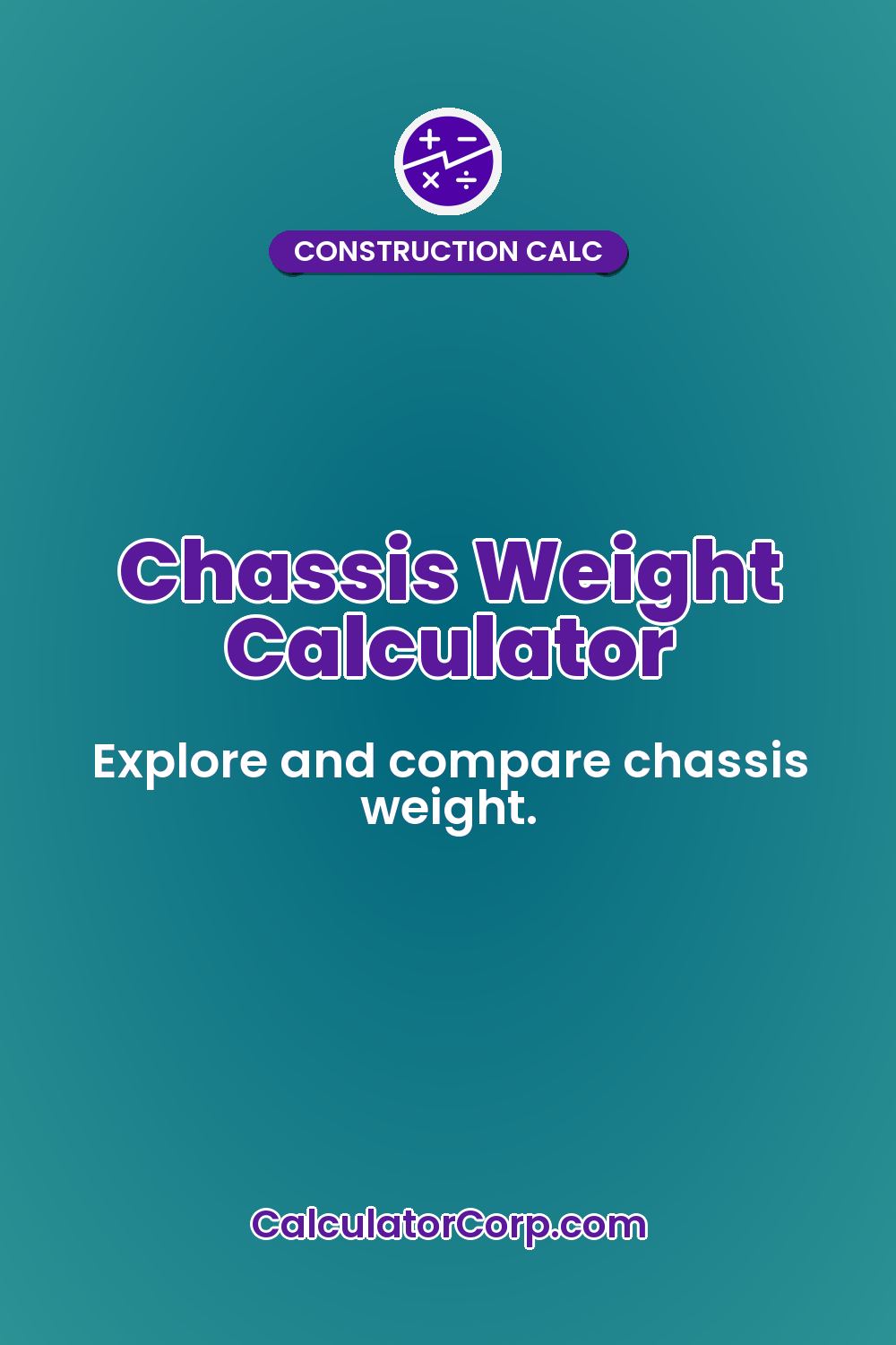Chassis Weight Calculator
