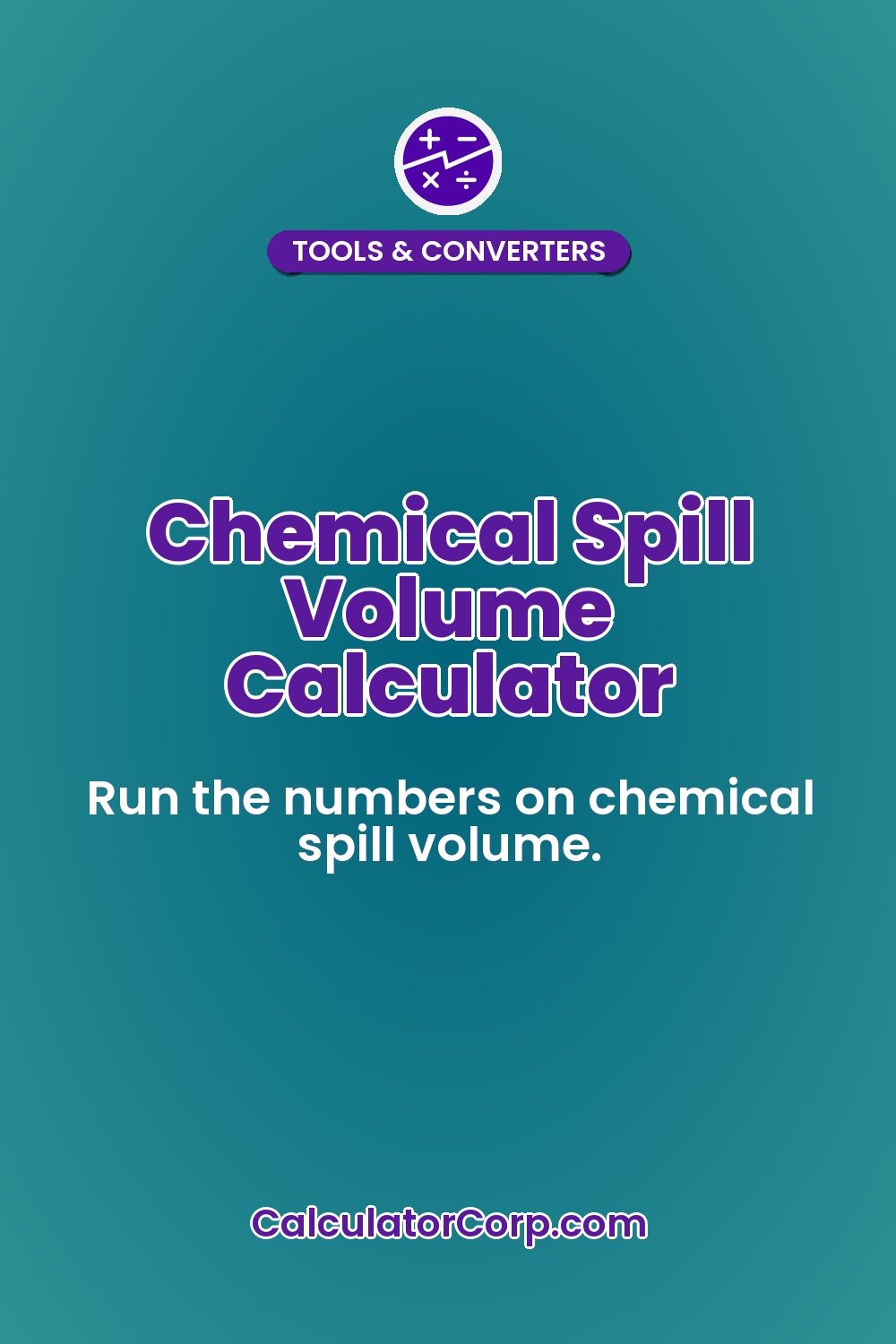 Chemical Spill Volume Calculator