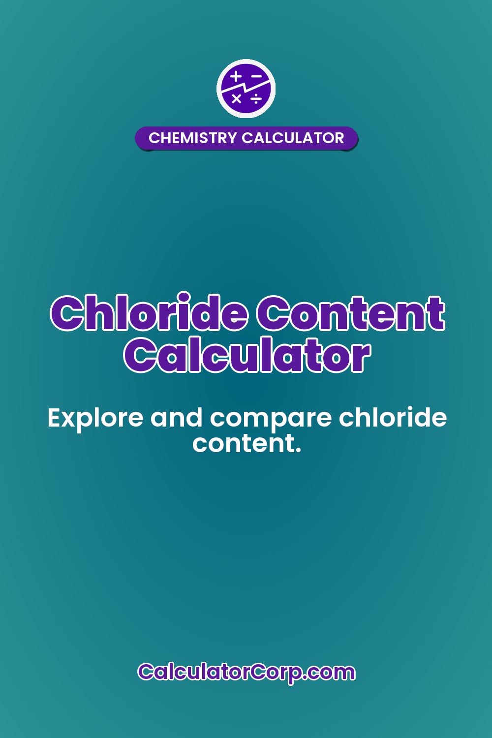 Chloride Content Calculator