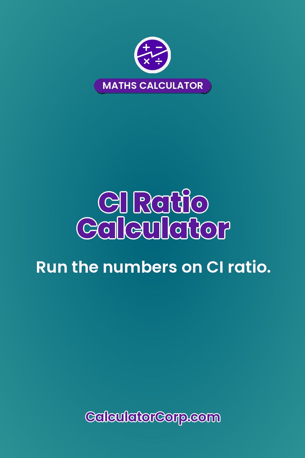 CI Ratio Calculator
