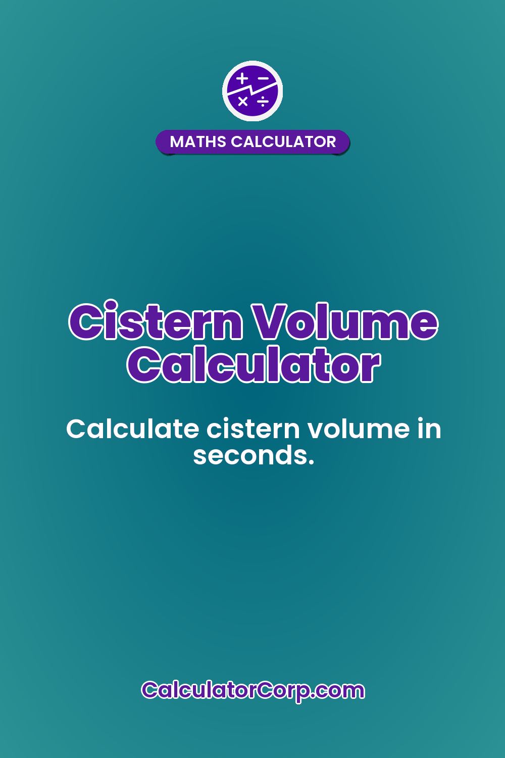 Cistern Volume Calculator