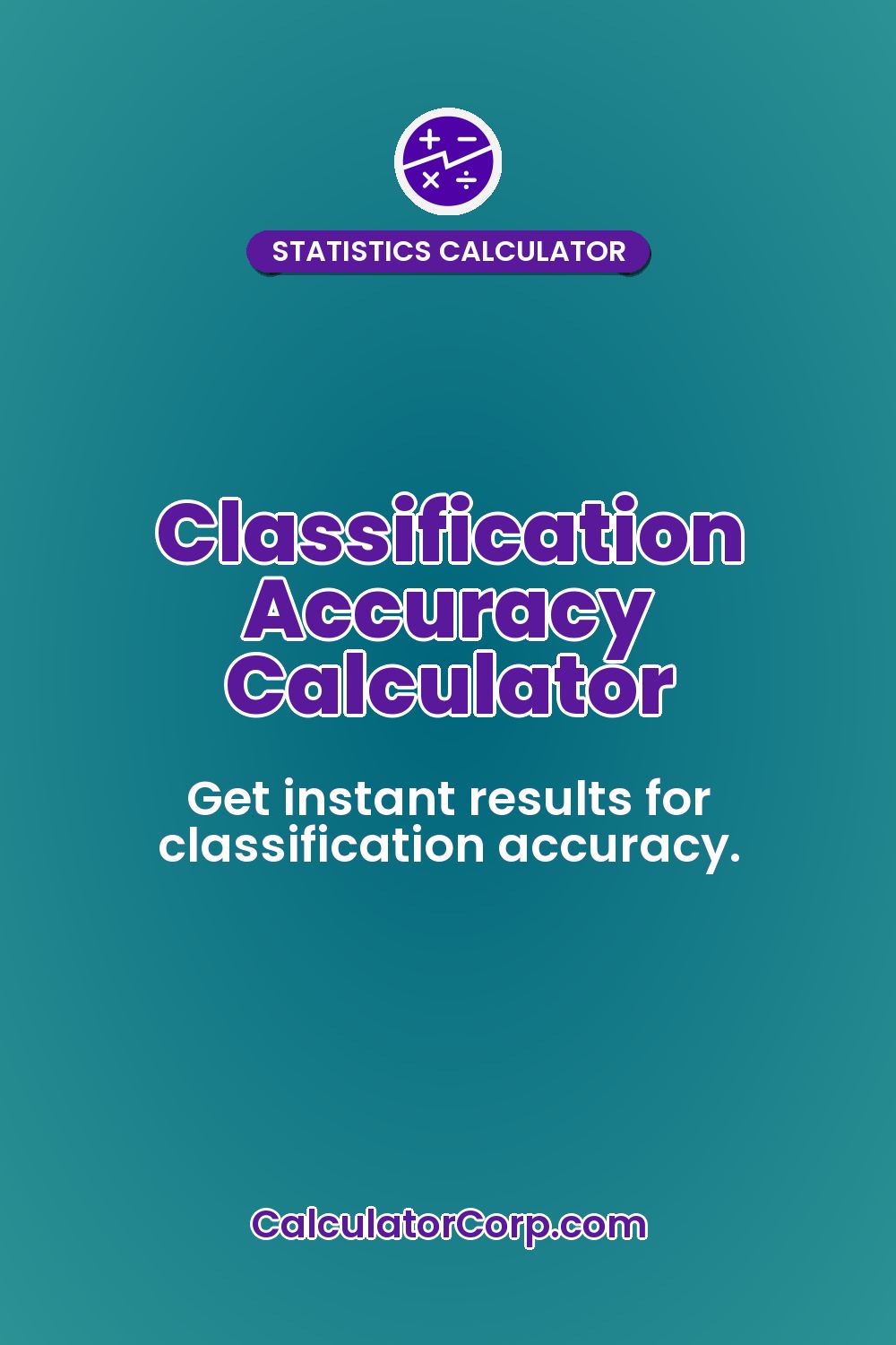 Classification Accuracy Calculator