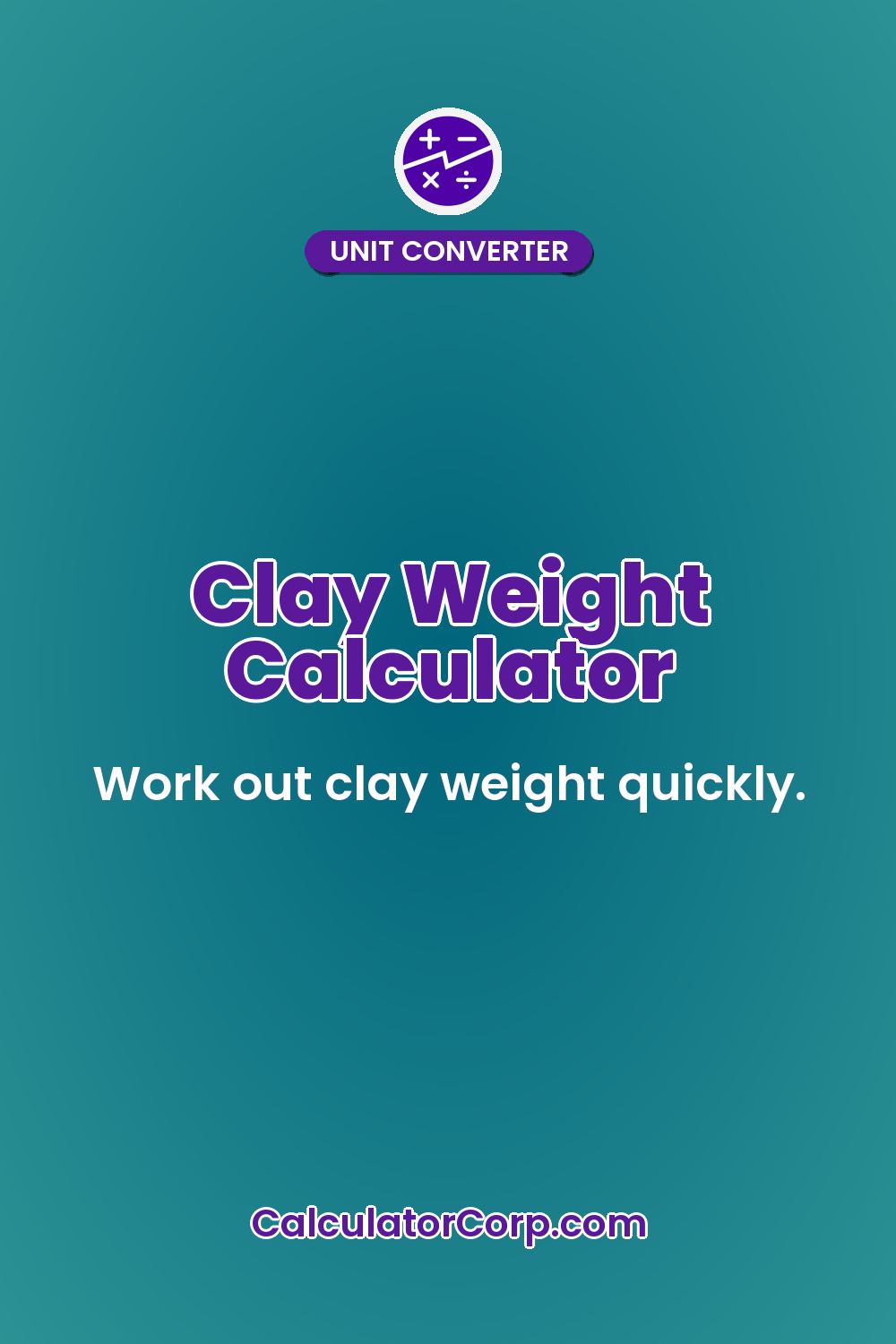 Clay Weight Calculator