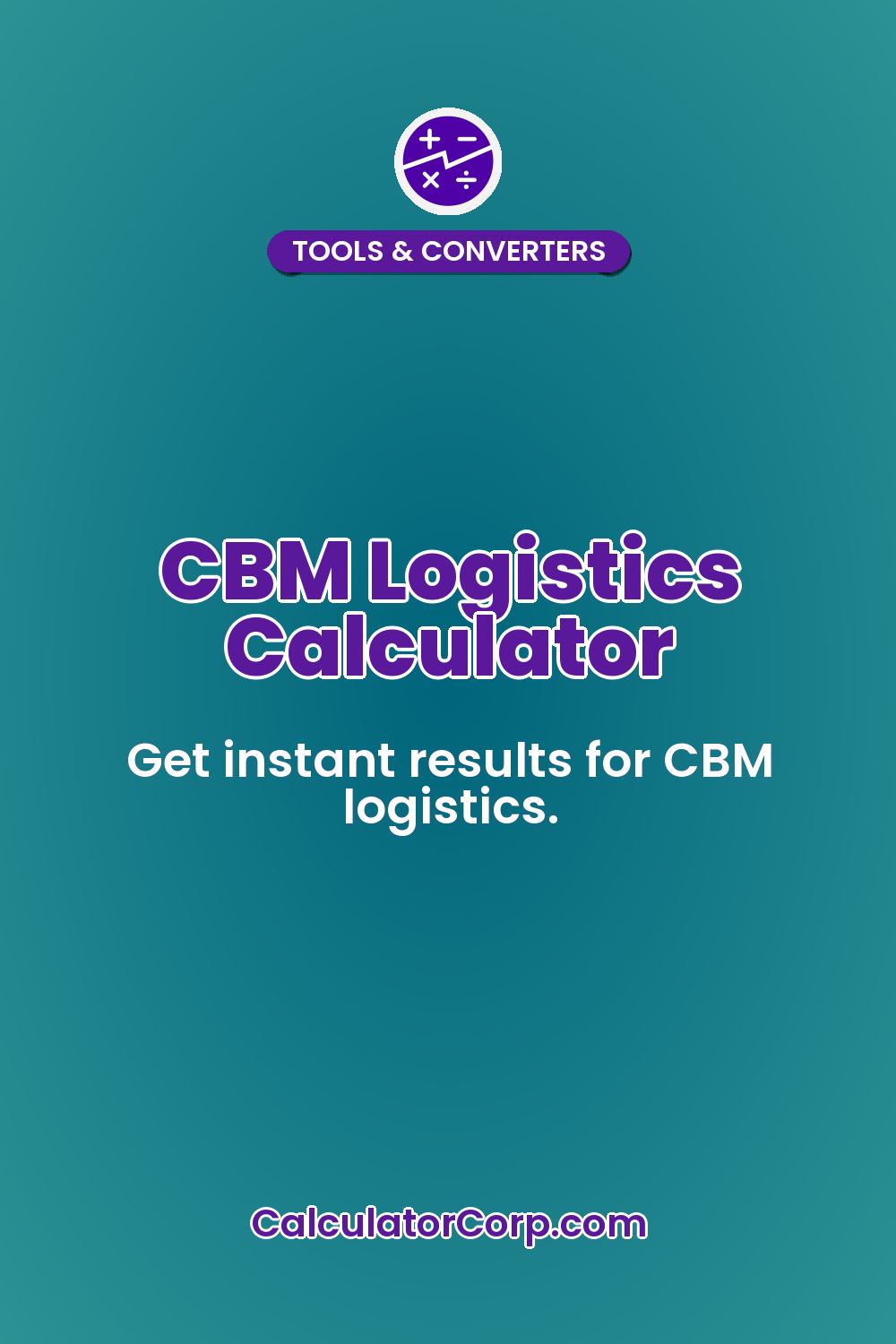 CBM Logistics Calculator