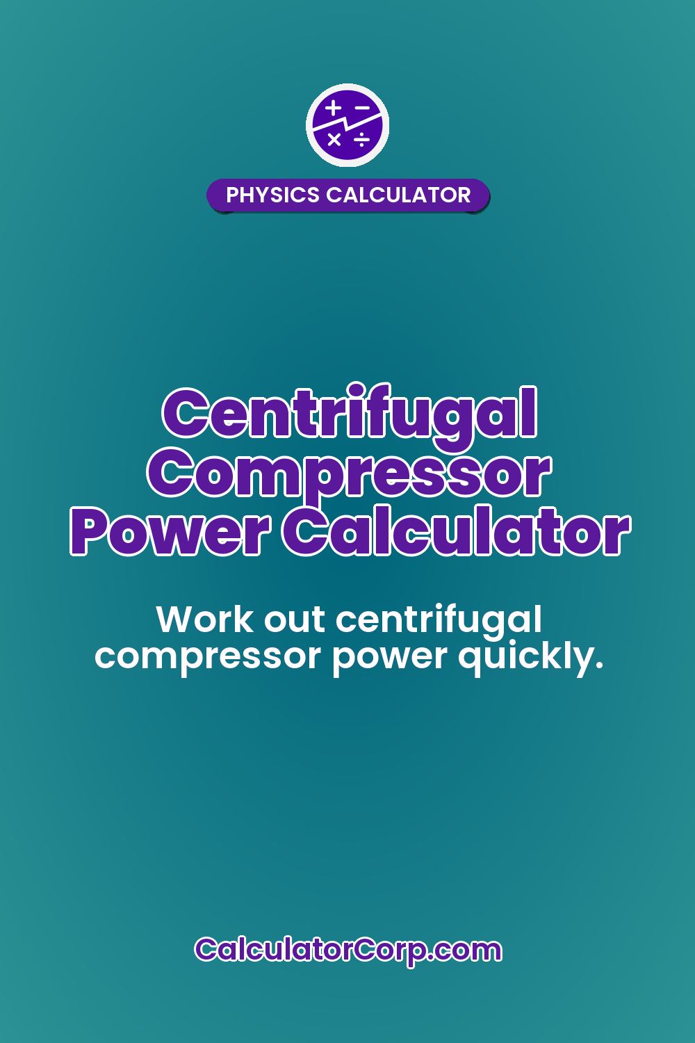 Centrifugal Compressor Power Calculator
