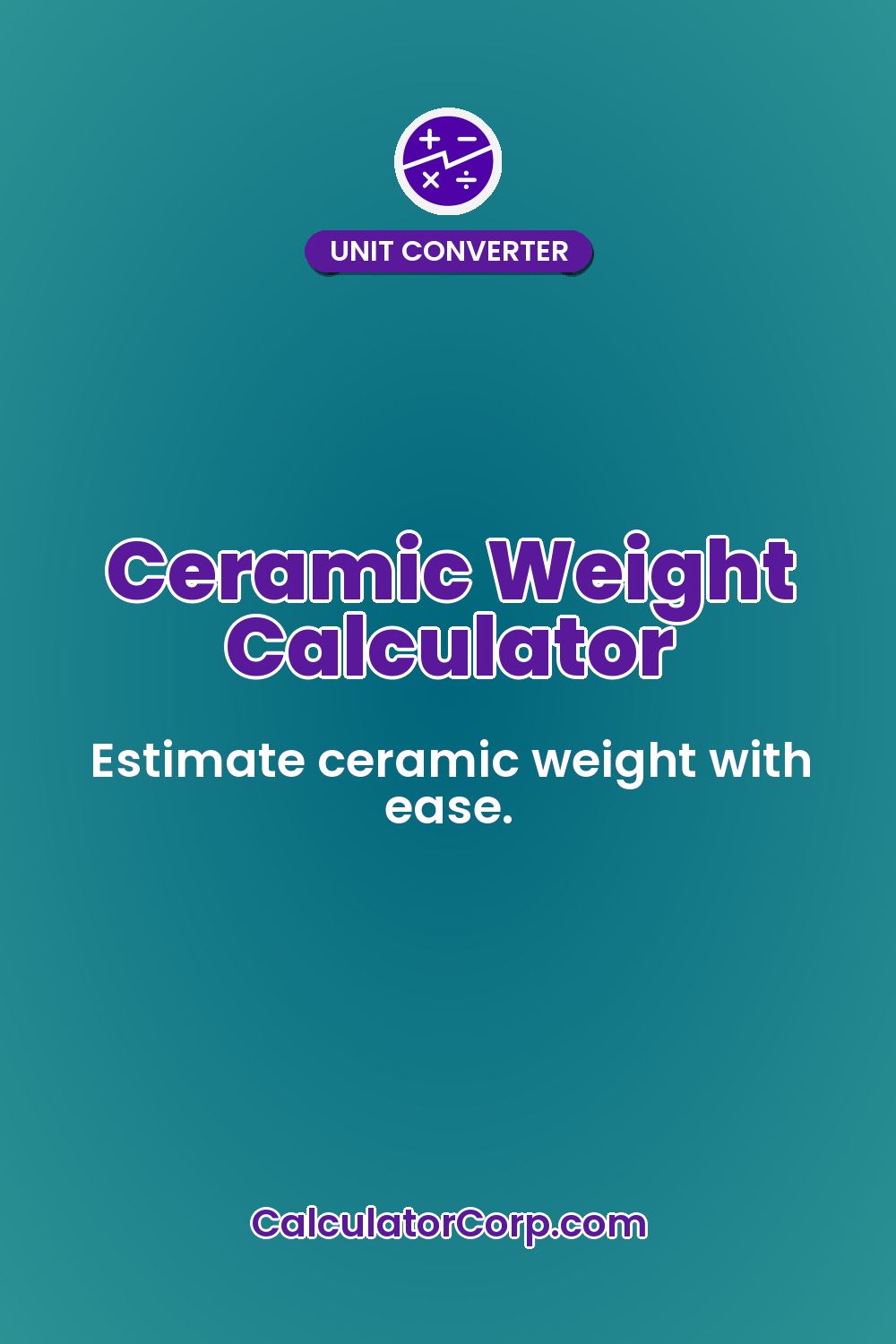Ceramic Weight Calculator
