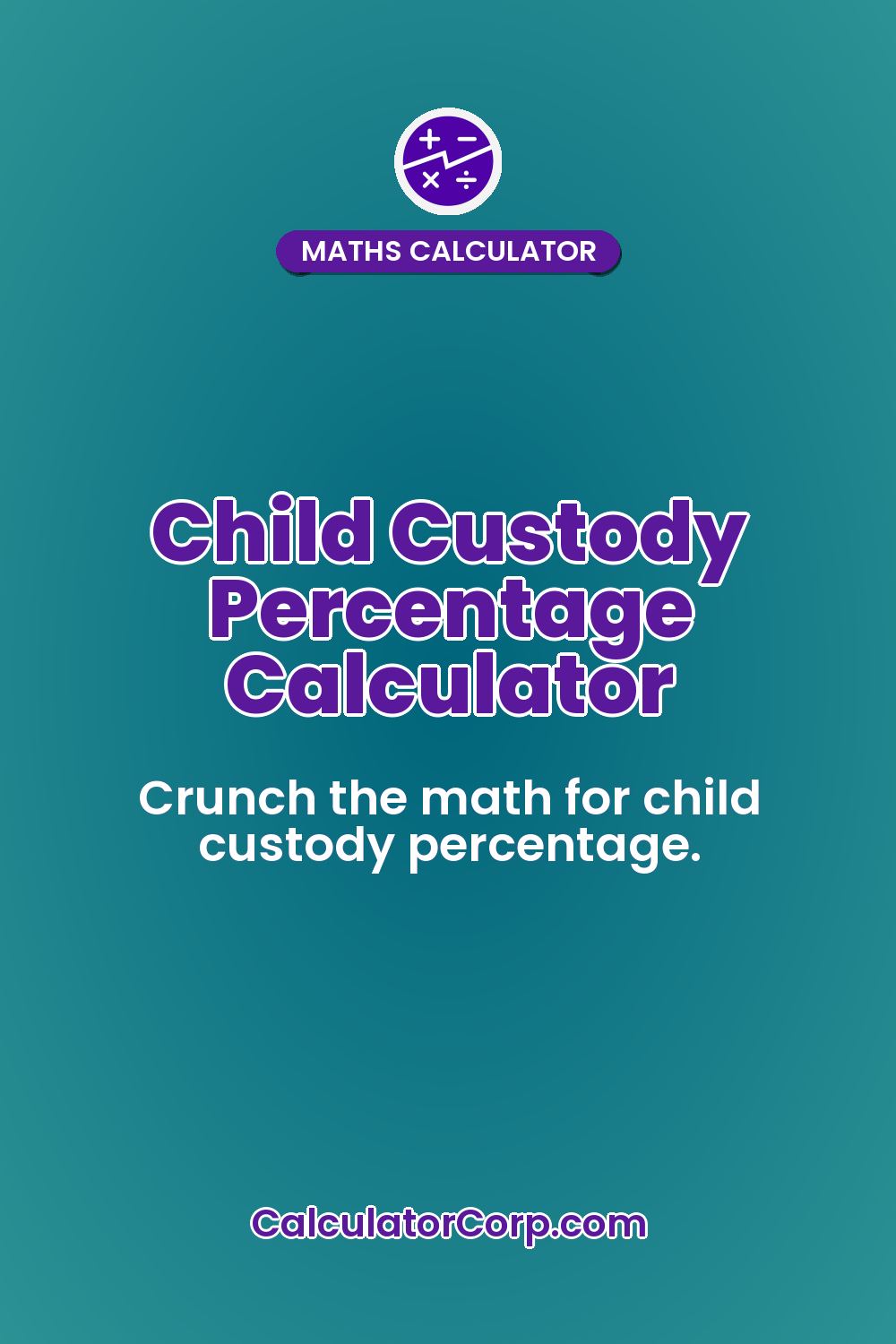 Child Custody Percentage Calculator