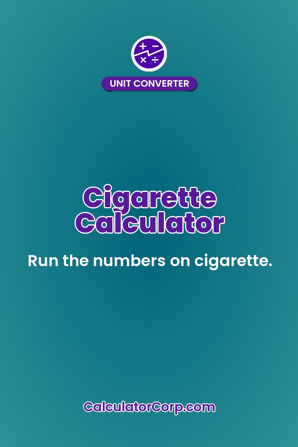 Cigarette Calculator