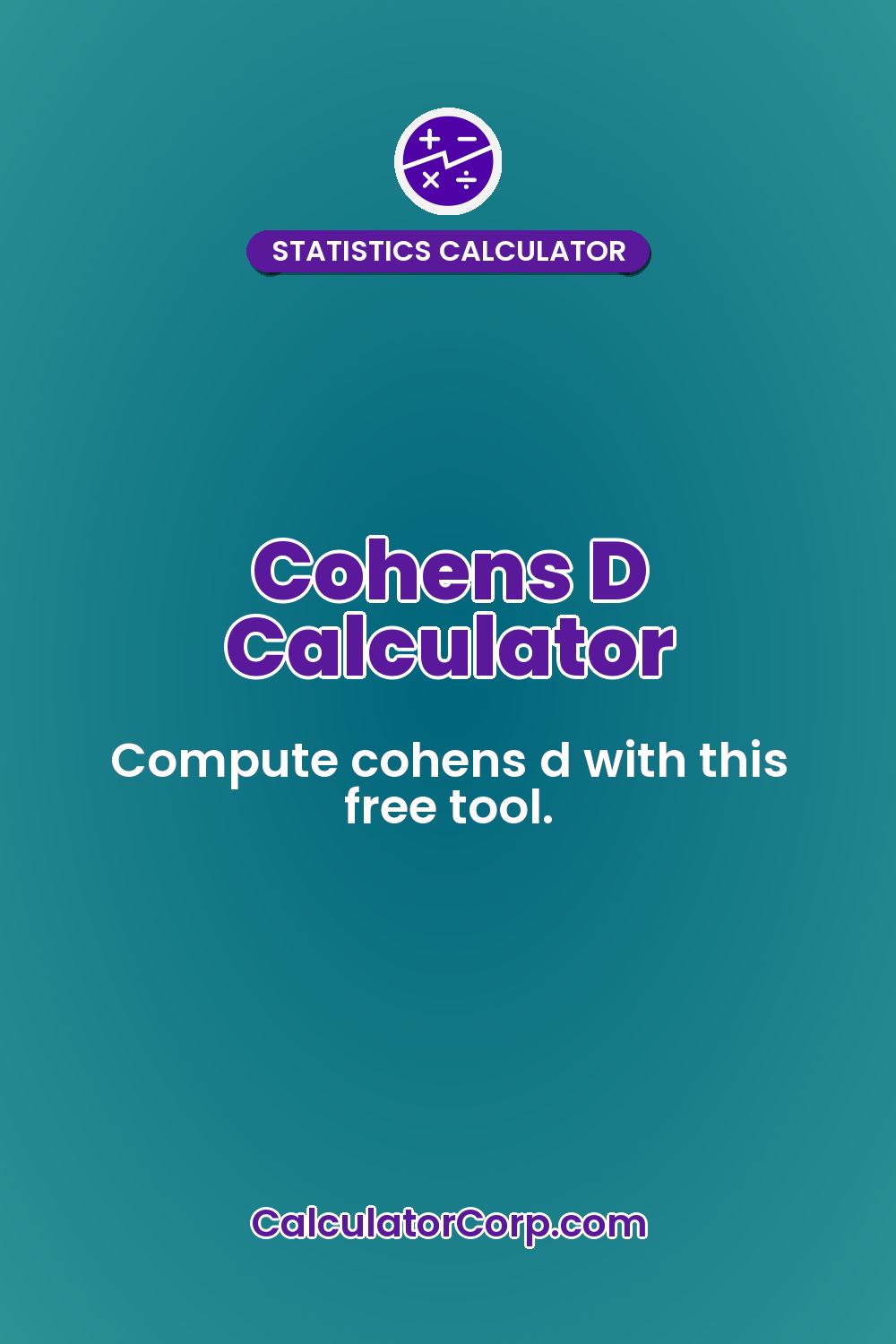 Cohens D Calculator
