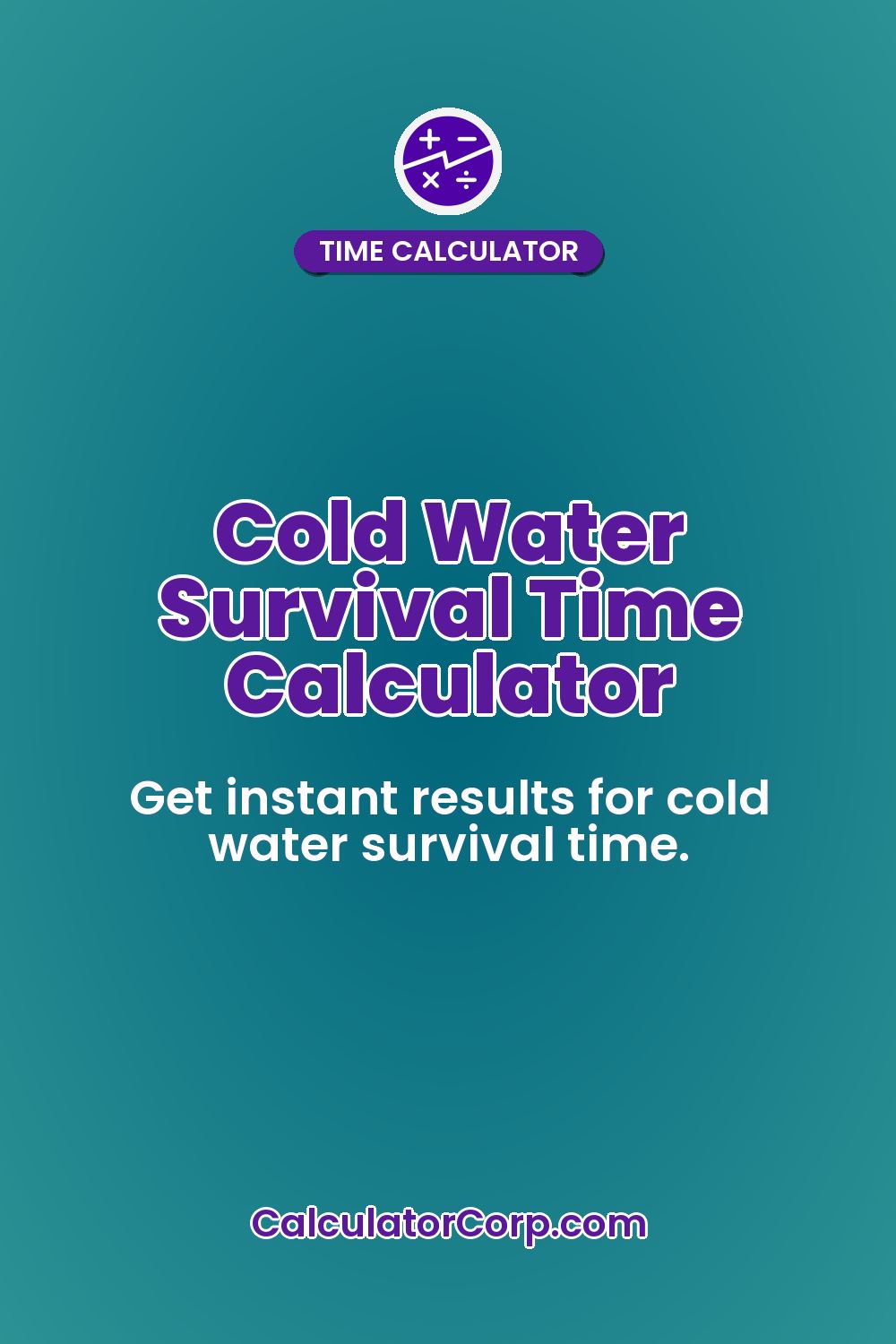 Cold Water Survival Time Calculator