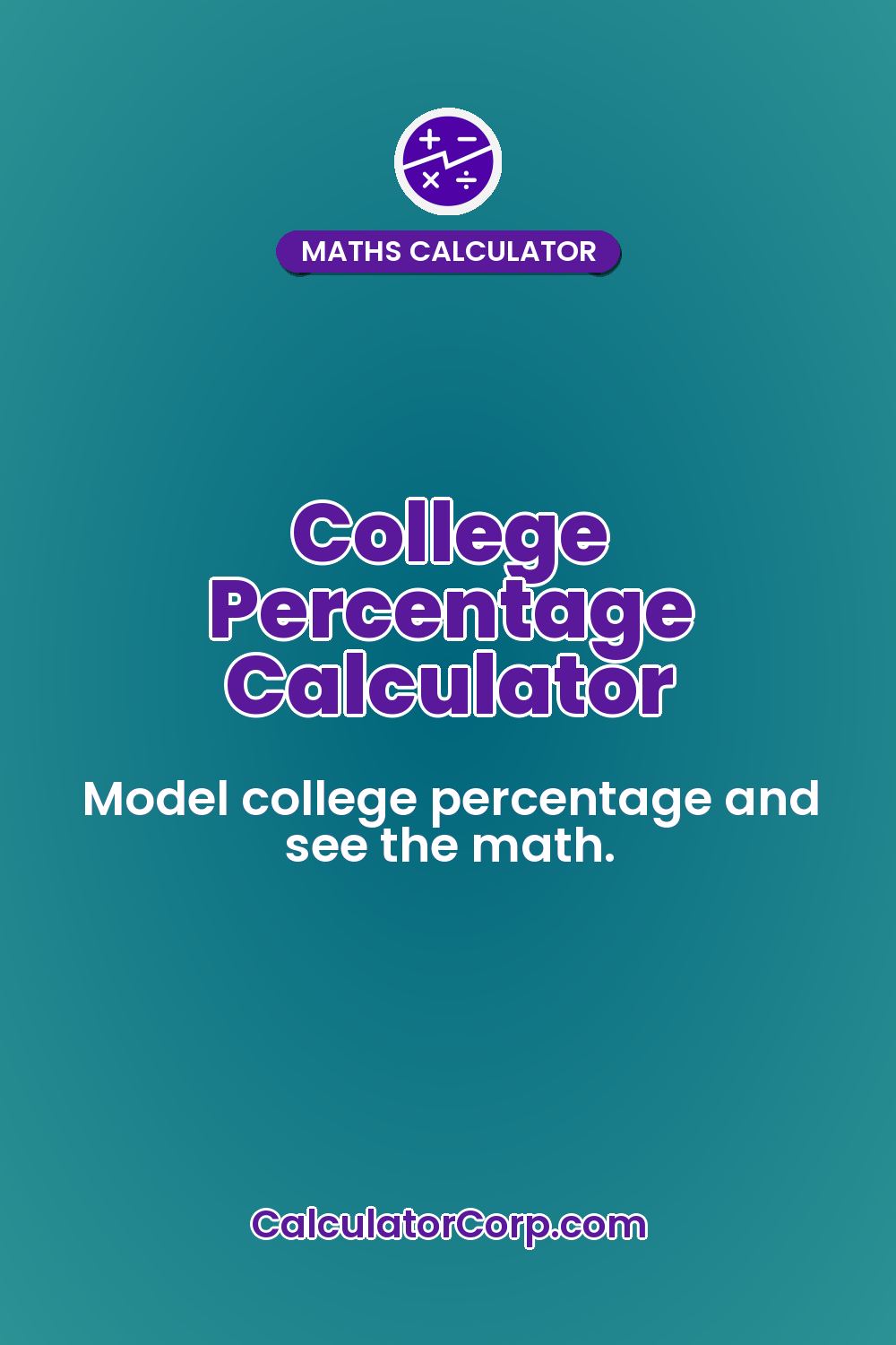 College Percentage Calculator