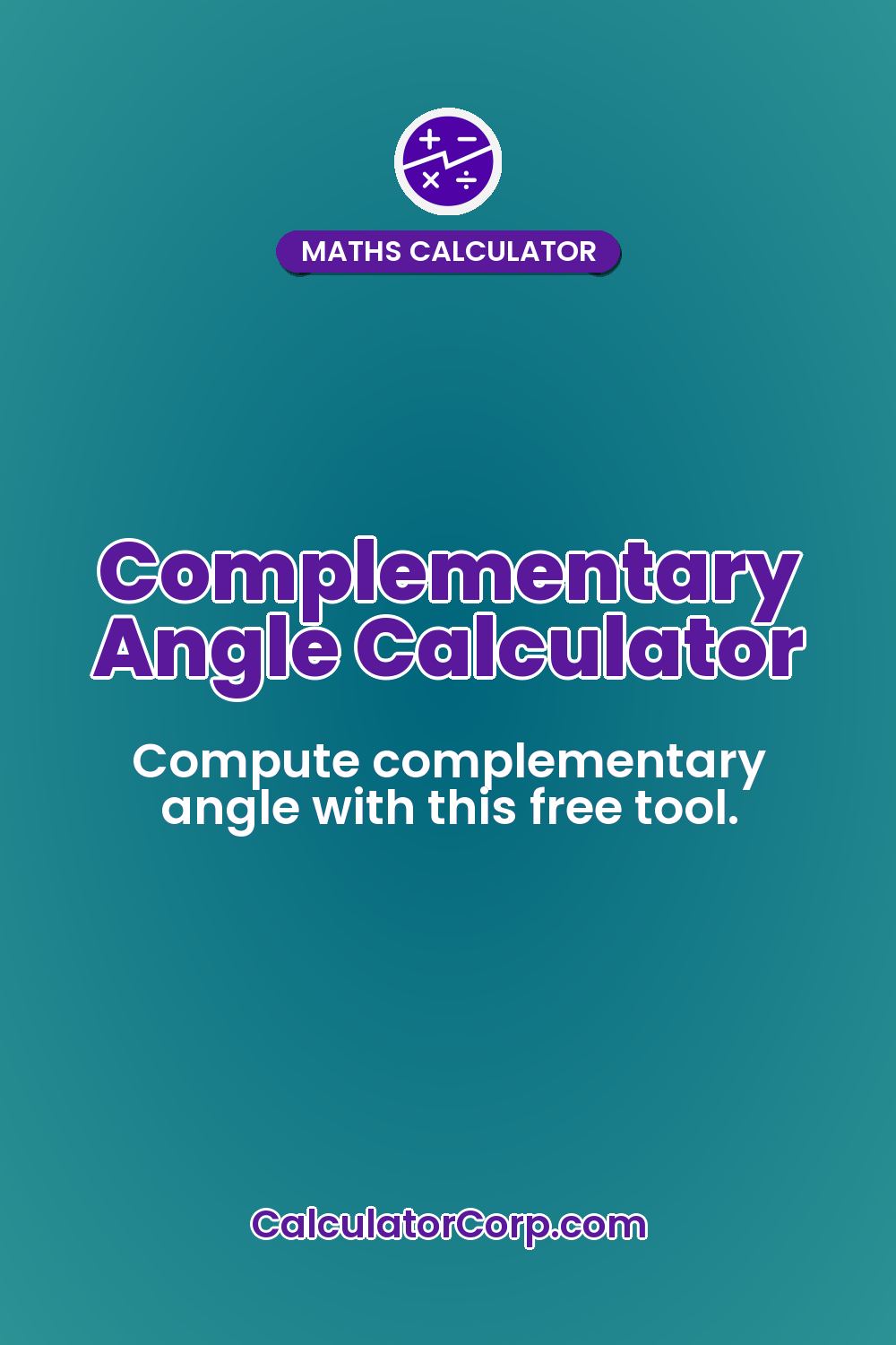 Complementary Angle Calculator