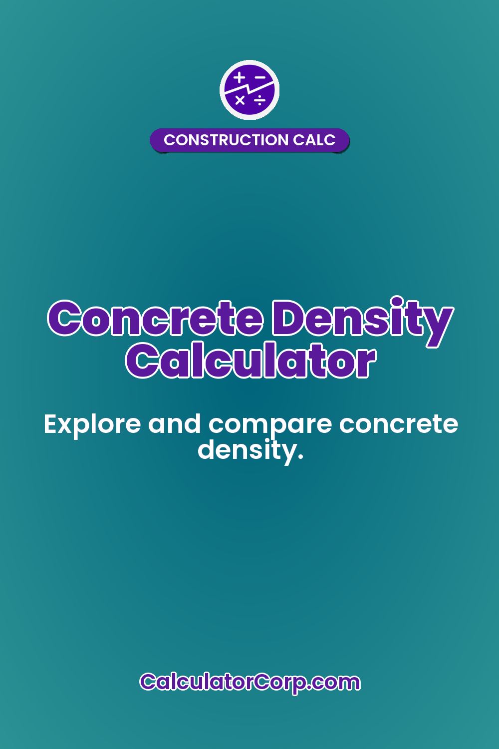 Concrete Density Calculator