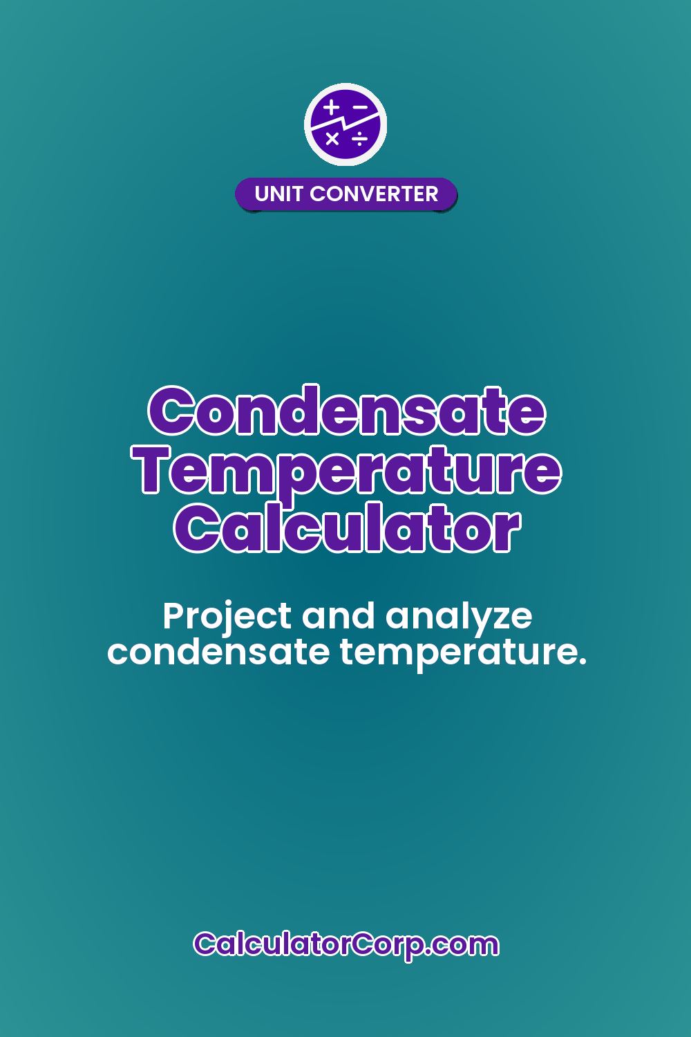 Condensate Temperature Calculator