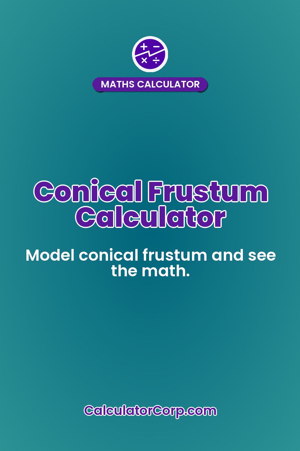 Conical Frustum Calculator