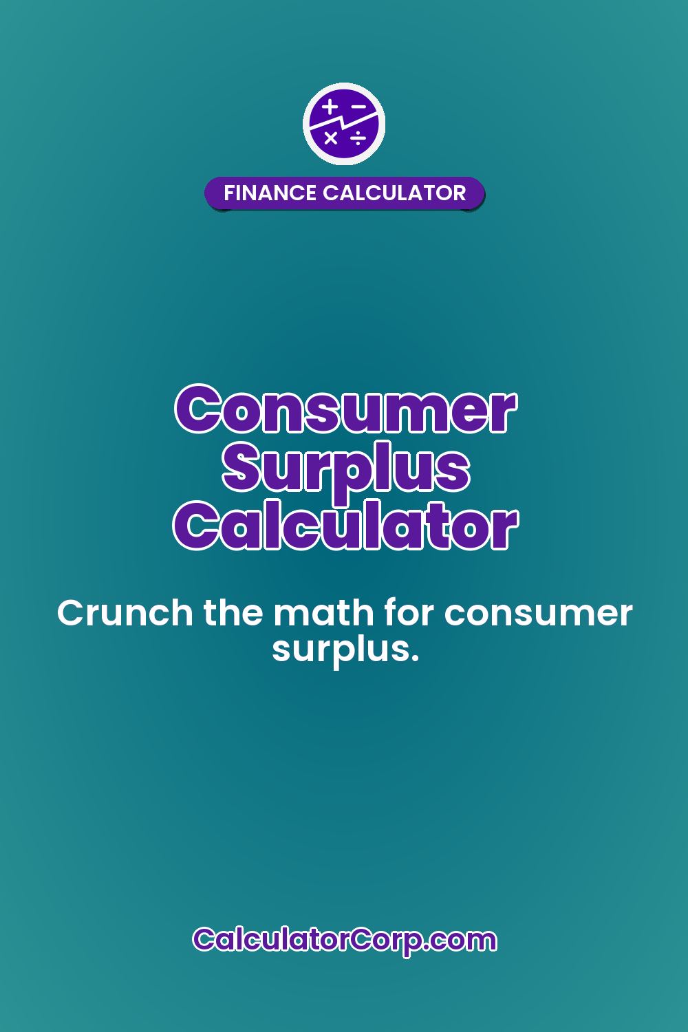 Consumer Surplus Calculator