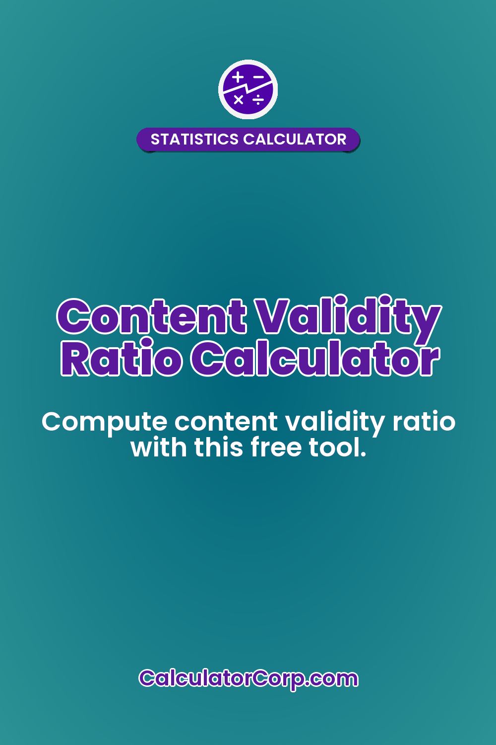 Content Validity Ratio Calculator