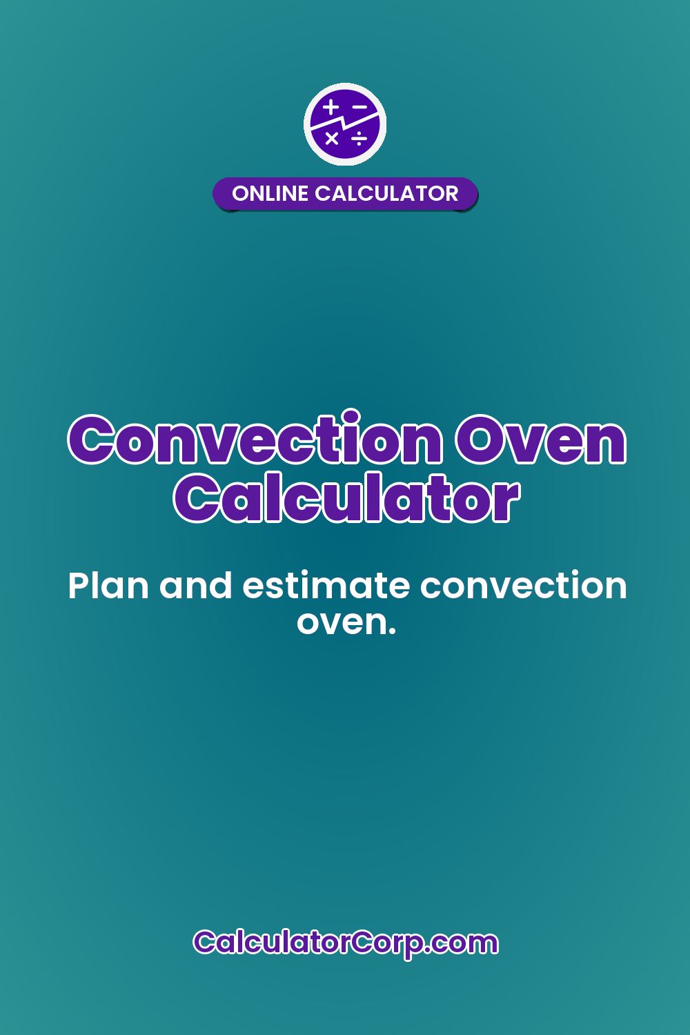 Convection Oven Calculator